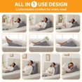 thumbnail image 2 of Juego de almohadas con forma de cuña Ruqmuis para después de la cirugía con 4 almohadas, 2 of 7