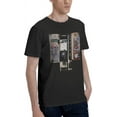 thumbnail image 2 of Jean Michel Basquiat Men's Rock Band Music Hawaiian Crew Neck Cotton Short Sleeve T Shirts, 2 of 5
