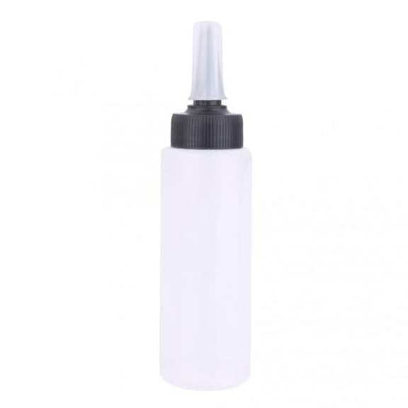 2x White 150ml Empty Hair Tint Applicator Bottle for Perming Tinting