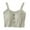 Womens Green Camisoles/Tank Tops, variant on Juniors Camisoles with Built-In-Bra,Y2K Standard Straps Cropped Tank Top,Sleeveless Comfy Cotton Shirts with Buttons