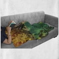 thumbnail image 6 of Croatia Soft Flannel Fleece Throw Blanket, Outdoor Scene with Forest and Lake, Cozy Plush for Indoor and Outdoor Use, 50" x 70", Multicolor, by Ambesonne, 6 of 6