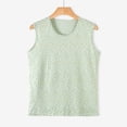 thumbnail image 4 of Bibifish Womens Tank Tops Crew Neck Printed Summer Tops Relaxed Fit Sleeveless Shirts Comfort Daily Sleep Tops, 4 of 5