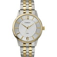 thumbnail image 1 of Timex Mens Dress Analog 40mm Stainless Steel Bracelet Watch, Two-Tone, 1 of 2