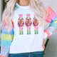 thumbnail image 4 of Sudaderas navideñas para mujer, moda, lentejuelas, manga larga, cuello redondo, suéteres, blusas de gran tamaño, 4 of 4