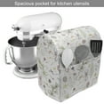 thumbnail image 2 of Woodsy Stand Mixer Cover, Hand Drawn Sketches of Various Items, Kitchen Appliance Organizer Bag Cover with Pockets, 5 Quarts, White Multicolor, by Ambesonne, 2 of 4