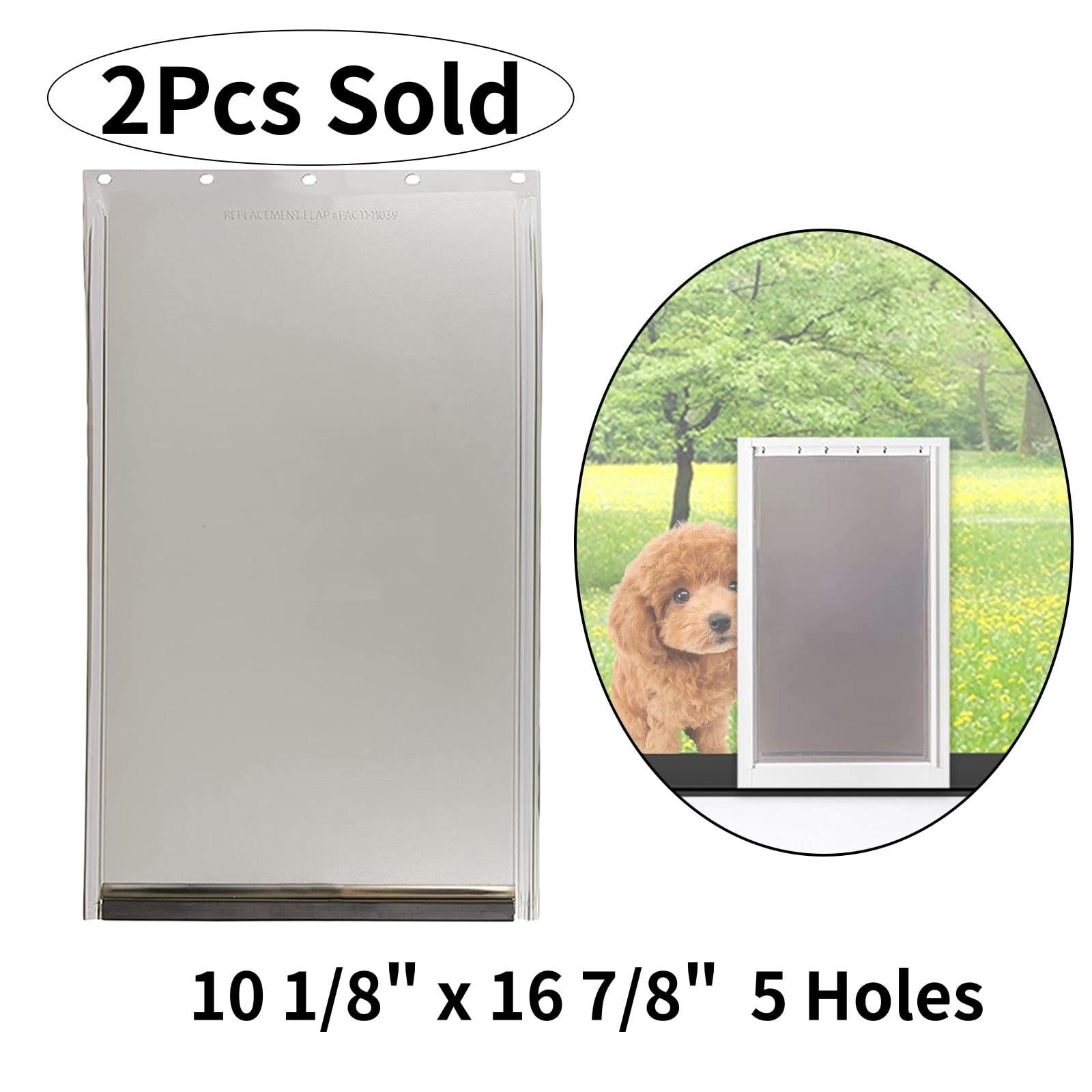 2x Durable Replacement cat and dog Door Flap, Weather, for Doggie