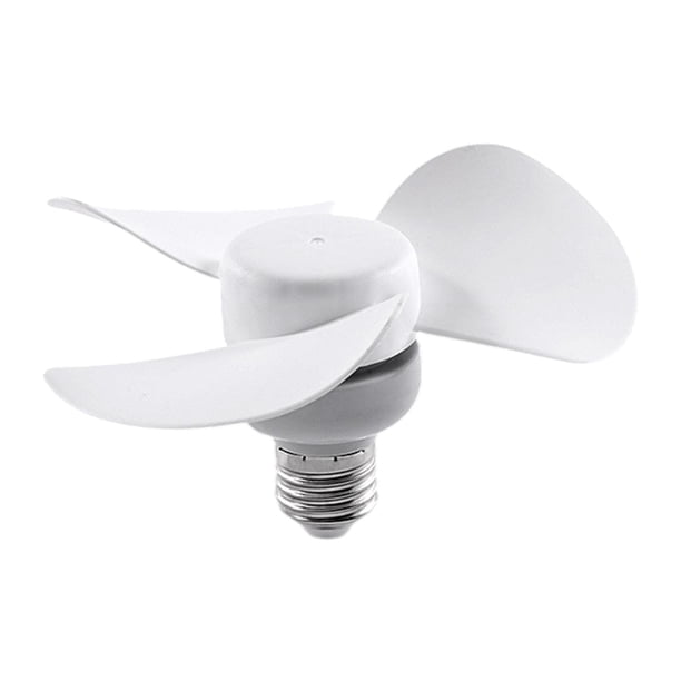 Base E27 para ventilador de techo de alto rendimiento, 3 aspas, fácil de instalar para cocina 14 cm