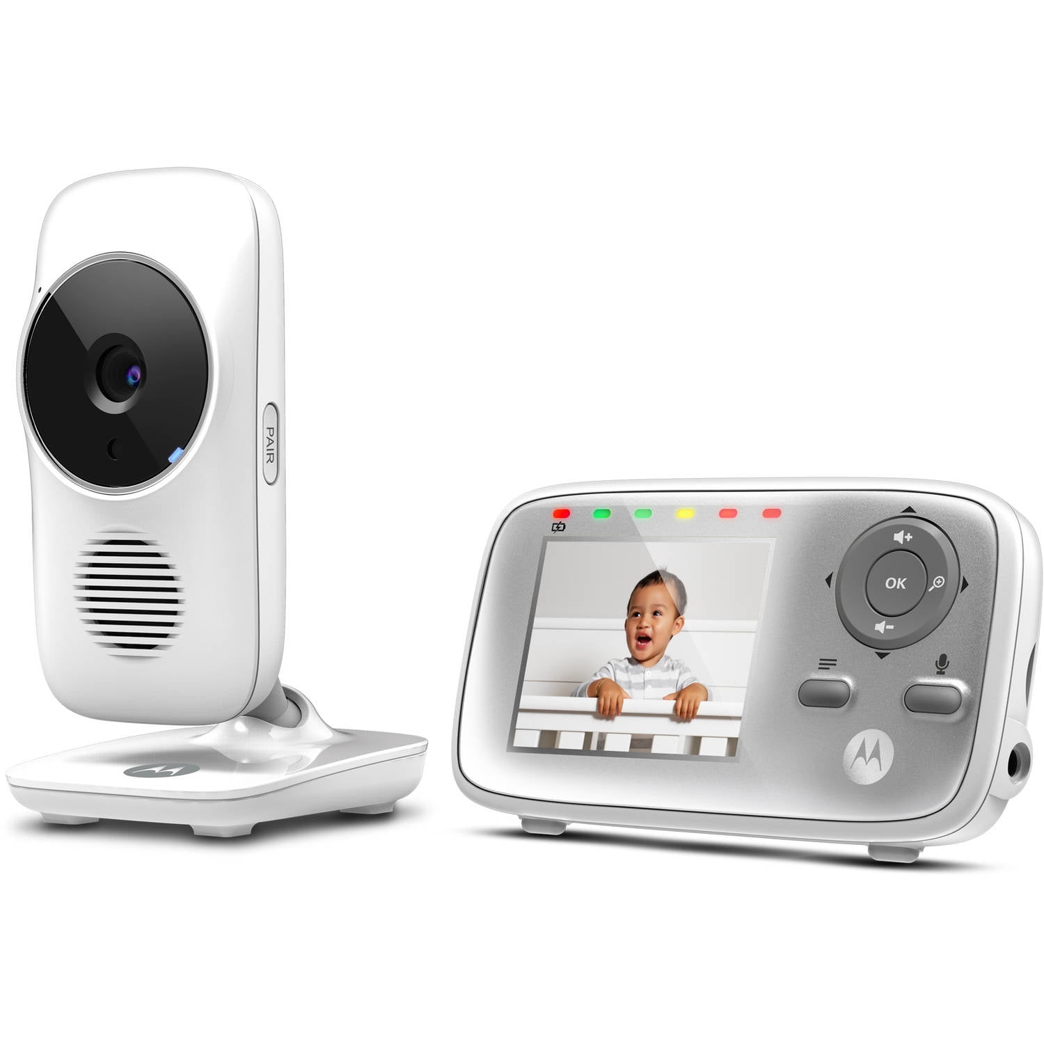 Motorola Mb4 2 8 Color Video Baby Monitor Digital Zoom 2 Way Communication And Infrared Technology Walmart Com Walmart Com