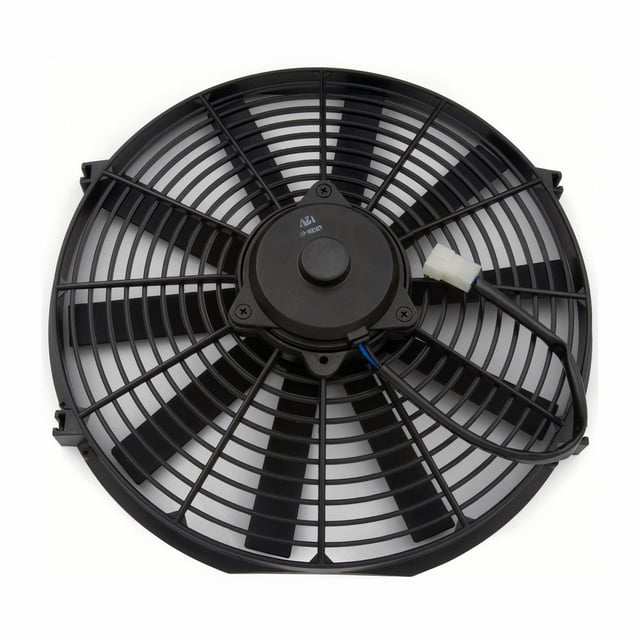 Proform Parts Cooling Fan 67014 Electric; 1650 CFM; 14 Inch Diameter; 10 Blade; Pusher Or Puller; 2500 RPM; With Plastic Shroud; Without Adjustable Thermostat