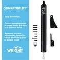 thumbnail image 5 of (3 pack) Wright Products Standard Duty Steel Pneumatic Screen Door Closer, Black Finish, 5 of 10