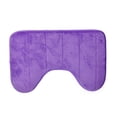 thumbnail image 3 of Yuehao Carpet, Bathroom Rugs, 40*60cm U Shaped Bath Mats Anti Slip Home Bathroom Purple, 3 of 3
