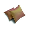 thumbnail image 2 of Decorative Throw Pillow cover Lime Green & Pink Pack of 2, 20"x20" Art Silk Two Tone Silk, Solid Pillow Cushion Covers For Sofa Couch, Hotels, living, Bed Room, Modern - Lime Green & Pink Luxury, 2 of 9