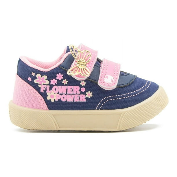 Tenis Niña Bubble Gummers Pame Flores Mariposa Marino azul marino 13