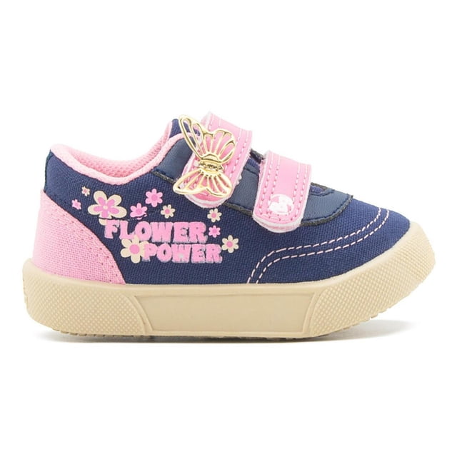 Tenis Niña Bubble Gummers Pame Flores Mariposa Marino azul marino 12