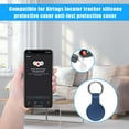 thumbnail image 2 of POINTERTECK Silicone Protective Cover Anti-lost Protective Case with Hook Compatible for Airtags Locator Tracker, 2 of 7