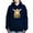 Navy, variant on CafePress - Happy Highland Cow - Pullover Hoodie, Classic & Comfortable Hooded Sweatshirt