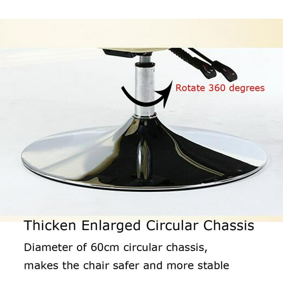 Air Pressure Facial Bed Spa Table Salon Chair Beauty Bed Chair Office Chair 360° Rotation White