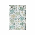 thumbnail image 1 of Turtles Hanging Pocket Organizer, Illustration of Repeating Motifs of Animal Print in Assorted Tones, Printed Polyester Storage Bag with Pockets, 14" x 20", Seafoam and Grey Yellow, 1 of 2