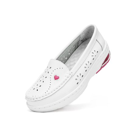 

Kesitin Ladies Lightweight Breathable Flat Flats Women Walking Comfort Soft Sole Round Toe Nurse Shoe