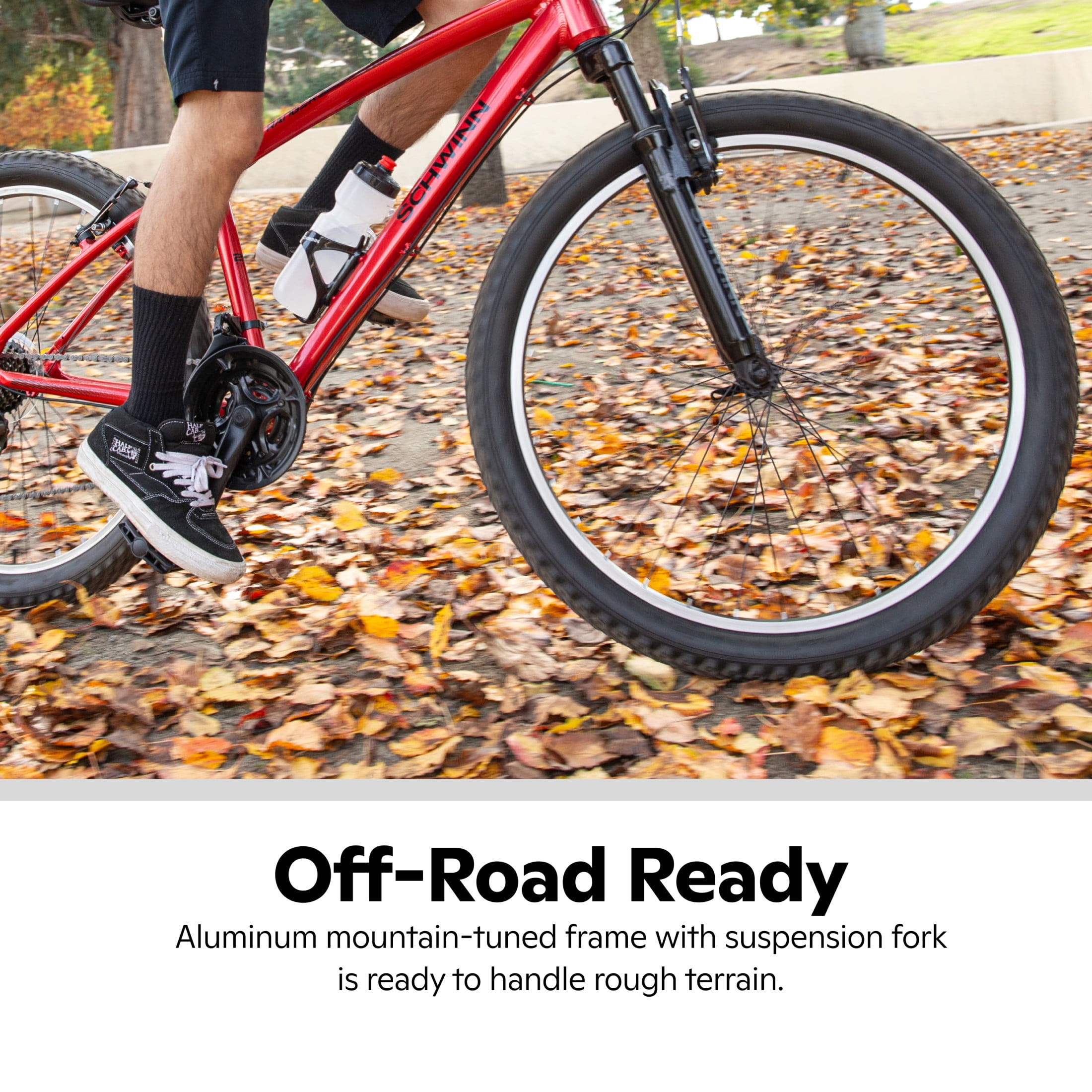 Schwinn Ranger Mountain Bike, 26 Inch Wheel, 21 Speeds, Red - Walmart.com