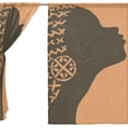 thumbnail image 3 of GZHJMY Afriacn Black Woman Sheer Window Curtain Panel Drape 55x78 Inch for Living Room Bedroom Kids Room 2 Piece Home Decor, 3 of 4