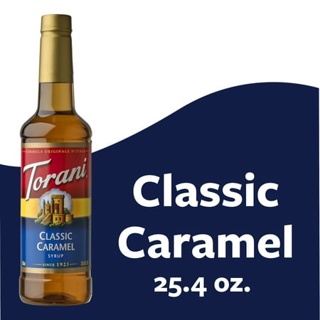 Torani Classic Caramel Flavoring Syrup, Coffee Flavoring, Drink Mix, 25.4 oz