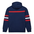 thumbnail image 3 of Men's Mitchell & Ness Navy Florida Panthers Head Coach Pullover Hoodie, 3 of 5