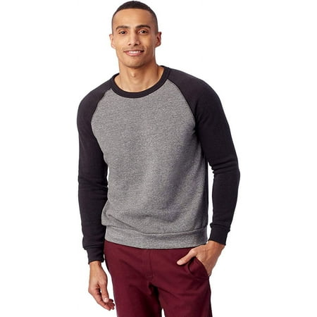 AA3202 Alternative Unisex Champ Colorblocked Eco Grey/Eco True Black S