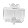 thumbnail image 4 of Fuente de agua automática para gatos, 1,5 L, compacta, base estable, silenciosa, regalo Blanco, 4 of 9