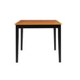 thumbnail image 4 of Boraam Shaker Rectangular Wood Dining Room Table - Black/Oak Finish, 4 of 5