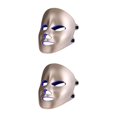 thumbnail image 1 of braveheart Masque Facial à DEL Clair Foncé Sans Fil Raffermissant pour SPA Maison Style A Ensemble de 2, 1 of 6