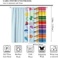 thumbnail image 2 of Children Pencil Curtains Cute Crayon Colourful Design Kids Boys Girls Curtain with Rod Pocket for Nursery Bedroom Home Drapes Window Treatments Set 2 Panels,42x54 Inches, 2 of 8