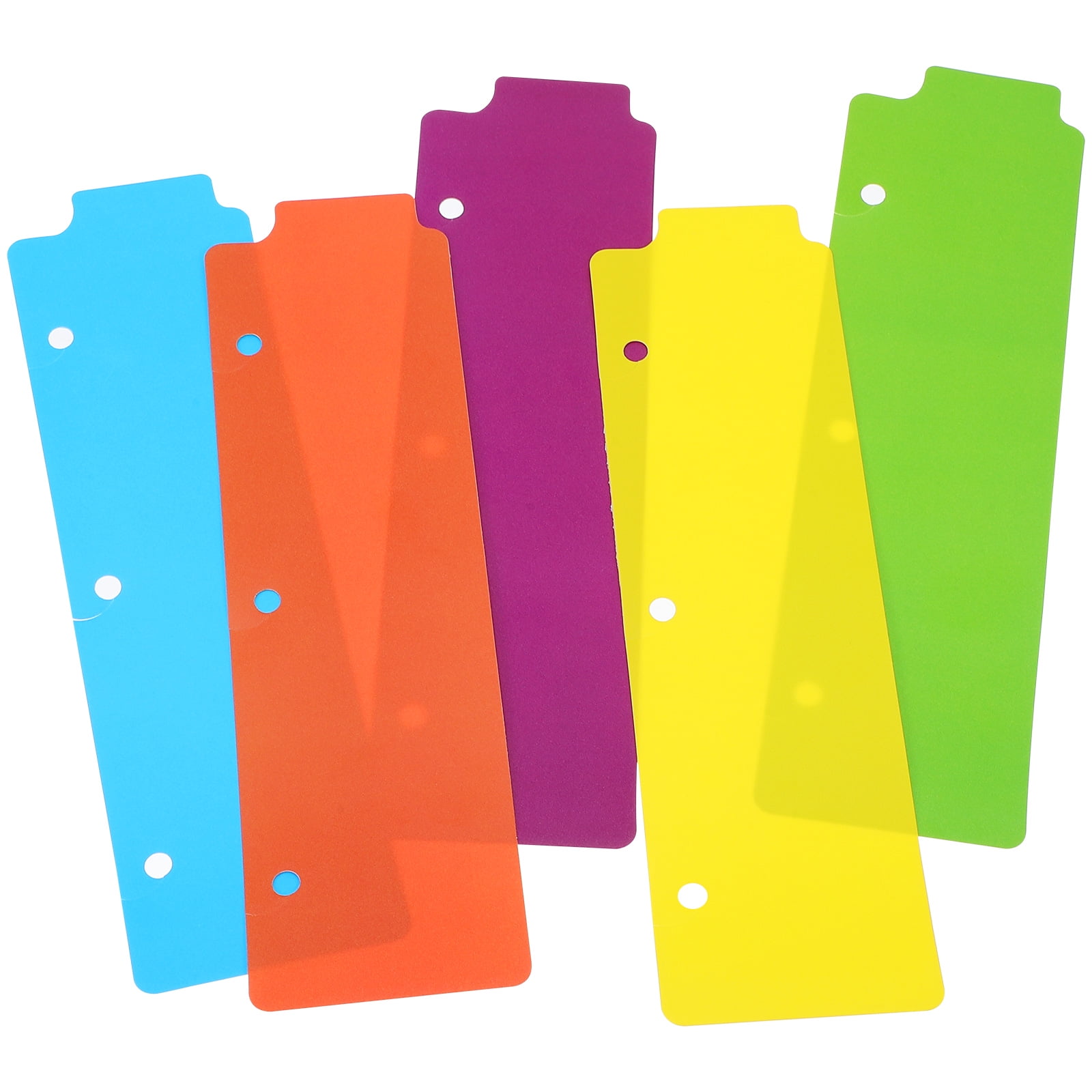 5pcs Tab Dividers For 3 Ring Binders, Binder Dividers For 3 Ring Binder Colorful 5-Tab Dividers, Plastic, Perfect For Organizing Notes And Documents, Ideal For School And Office Use