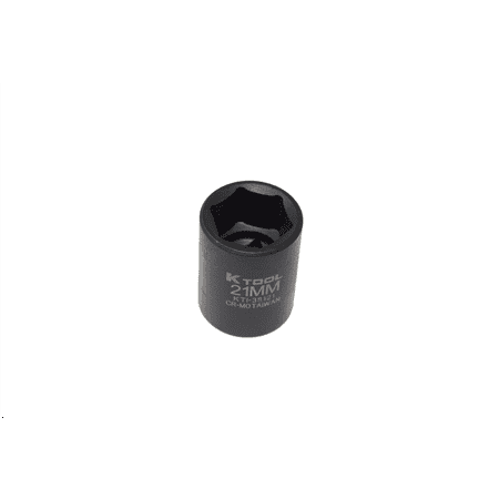 K Tool International Socket Impact 21mm 1/2 in. Dr