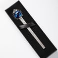 thumbnail image 4 of Starry Sky Dinosaur Vintage Silver Lace-Edged Bookmark: the Gift for Readers and Book Lovers, 4 of 5