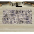 thumbnail image 1 of Grunge Decorative Rug, Abstract Paint Manifold Complicated Mixed and Lines Print Illustration, Quality Carpet for Bedroom Dorm and Living Room, 6 Sizes, Beige Lilac, by Ambesonne, 1 of 1