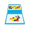 thumbnail image 3 of Rainbow Pattern Blocks, Magnetic, Assorted Colors, 100 Pieces, 3 of 4