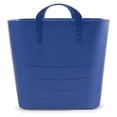 thumbnail image 3 of HeSLehs 25 Liter 6.6 Gallon Durable Plastic Storage Tote, Blue (18 Pack), 3 of 6