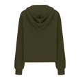 thumbnail image 4 of Womens Half Zip Sweatshirts Fall Fashion Long Sleeve Collared Cropped Tops 2025 Trendy Y2k Relaxed Fit Pullover Clothes, 4 of 4