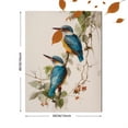 thumbnail image 3 of Blue Kingfisher Bird Canvas Wall Art Print, Living Room Bedroom Dining Room Office Decor, 3 of 8