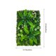thumbnail image 3 of Panel de Cercado de Seto Artificial 60x40cm Pantalla de Privacidad de Hojas Falsas para Balcón Jardín Decoración Exterior, 3 of 6