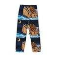 thumbnail image 3 of Fotbe Ocean Scene with Noah's Ark Men's Pajama Pants,Sleepwear Pants,Pj Bottoms Drawstring And Pockets-X-Large, 3 of 7