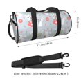 thumbnail image 2 of Balery Bunny cartoon with easter Bolsa de Gimnasio para Mujeres y Hombres, Bolsa de Viaje Impermeable, Bolsa de Fin de Semana con Compartimento para Zapatos y Bolsillo Húmedo, 2 of 6