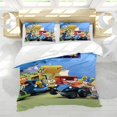 thumbnail image 5 of 3 Piece Bedding Set For Bob the Builder Duvet Cover Sets Comforter Cover Set Cute Super Soft Teens Bedding Set Kids Bedroom Gifts,1 Duvet Cover with 2 Pillowcases Twin, 5 of 6