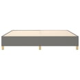 thumbnail image 3 of vidaXL Bed Frame Dark Grey 152x203 cm Queen Fabric, 3 of 5