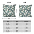 thumbnail image 2 of Pofeuu Flower Print Double-sided plush pillowcase Square Throw Pillow Covers Pillows Cover for Living Room Bedroom Sofa Couch Cushion Cover（No pillow core）-20"x20", 2 of 7
