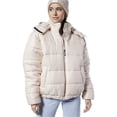 thumbnail image 1 of Reebok Womens Classics Padded Bomber Jacket, Pink, Large, 1 of 6
