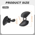 thumbnail image 2 of Uxcell 2pcs RC Boat Propeller, 2 Blades Propellers 3.17mm Hole Dia 30mm OD 1.4mm Pitch CW Clockwise Rotating Drill Propeller for RC Boat, DIY Ship Model, Black, 2 of 6