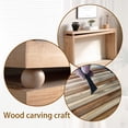 thumbnail image 5 of GDF Studio 52.6" Rustic Wood Console Table with Bead Detail, Natural Finish, 5 of 9