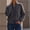 Dark Gray women knit cardigan a1, variant on Tusihei Women Knit Zipper Up Cardigan Stand Collar Long Sleeve Sweater Jacket Daily Autumn Outerwear, Beige M